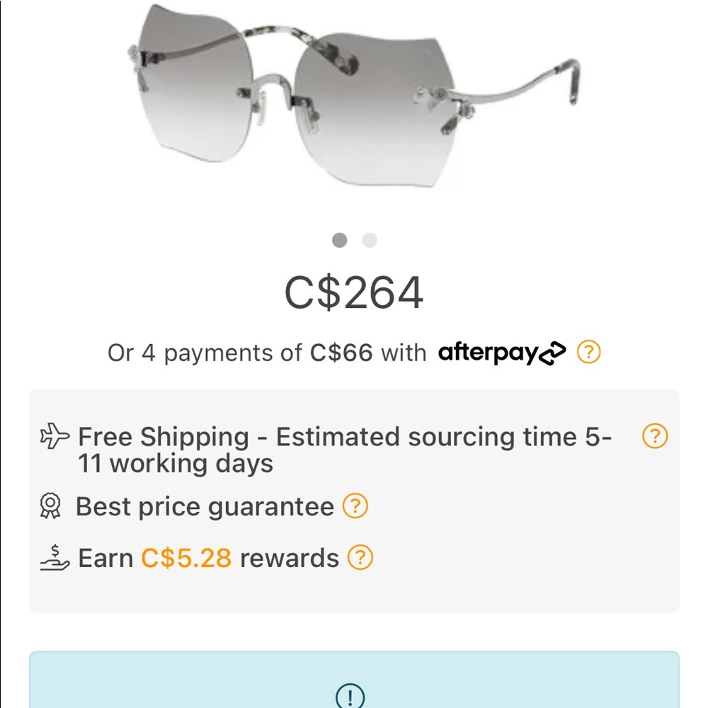 Coach limited addition sunglasses